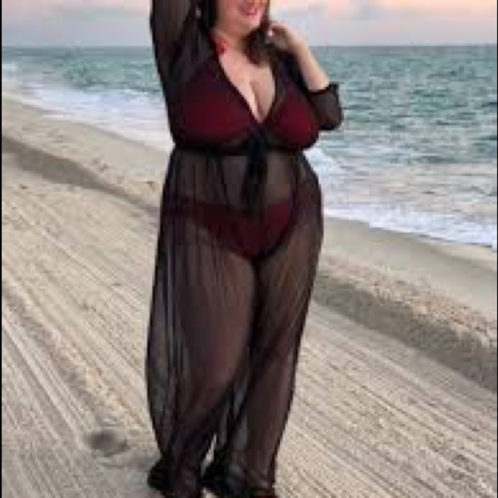 Sheer black jumpsuit